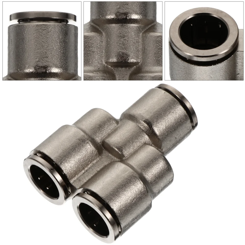 

3Pcs Y-type 3-way Quick Connector Air Compressor Connector Air Pipe Connectors