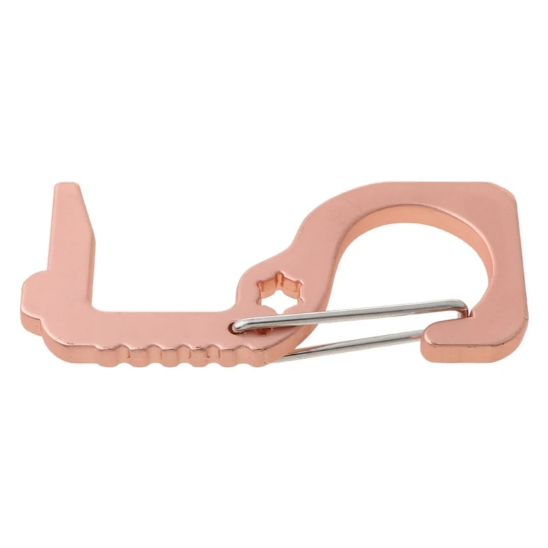 Ручной бесконтактный мини Открыватель для дверей латунный брелок открывания