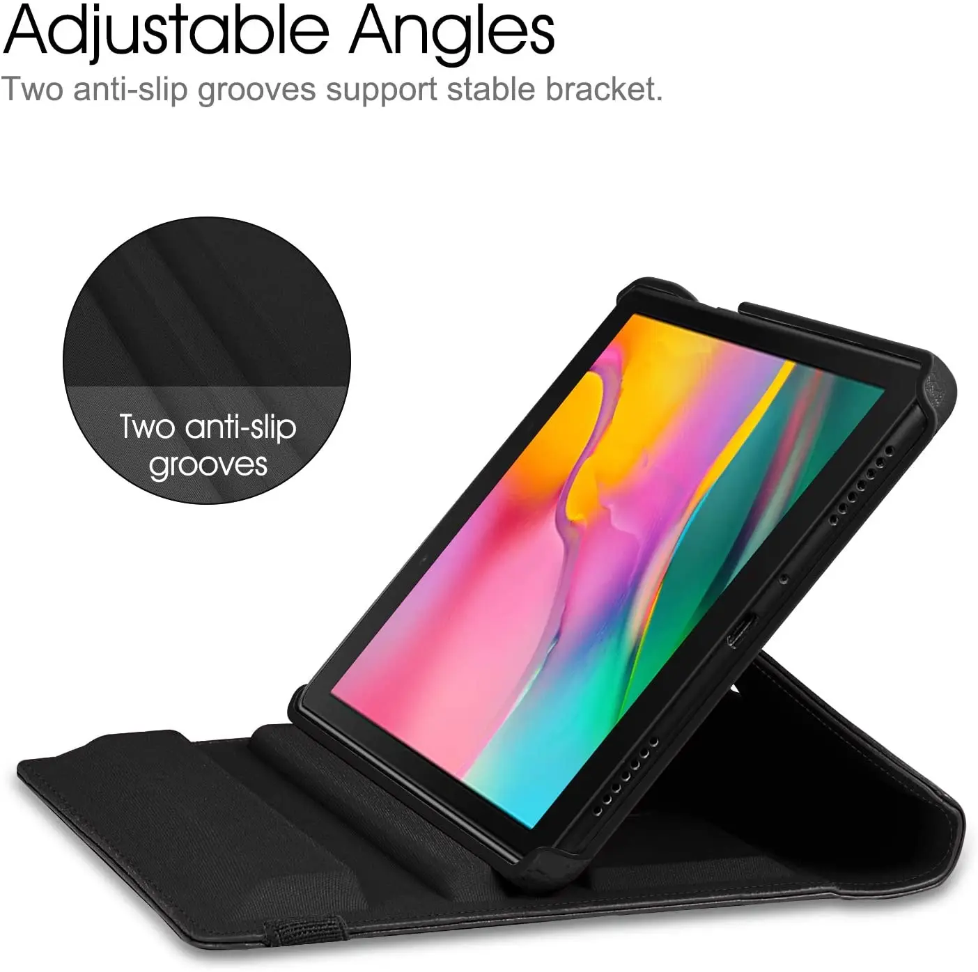 360 Вращающийся SM T290 T295 Обложка книги чехол Смарт кожаный для Samsung Galaxy Tab A 8 0 2019 с