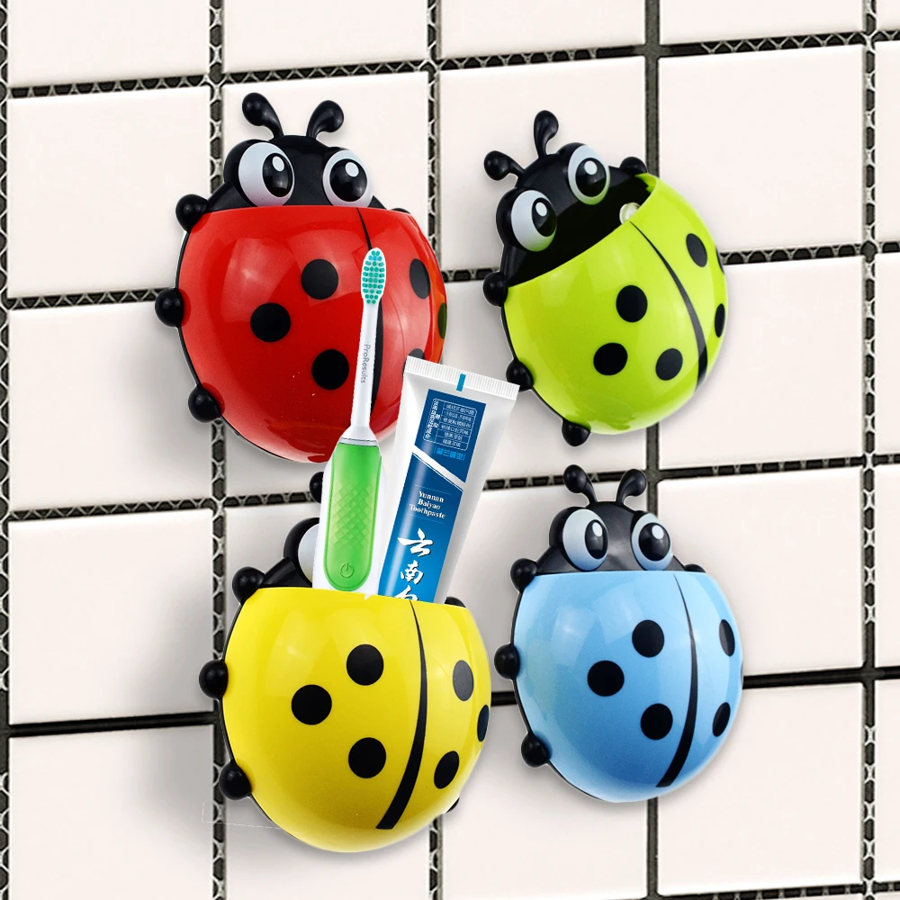 1 шт. Божья коровка присоски детские держатель для зубной щетки с присоской