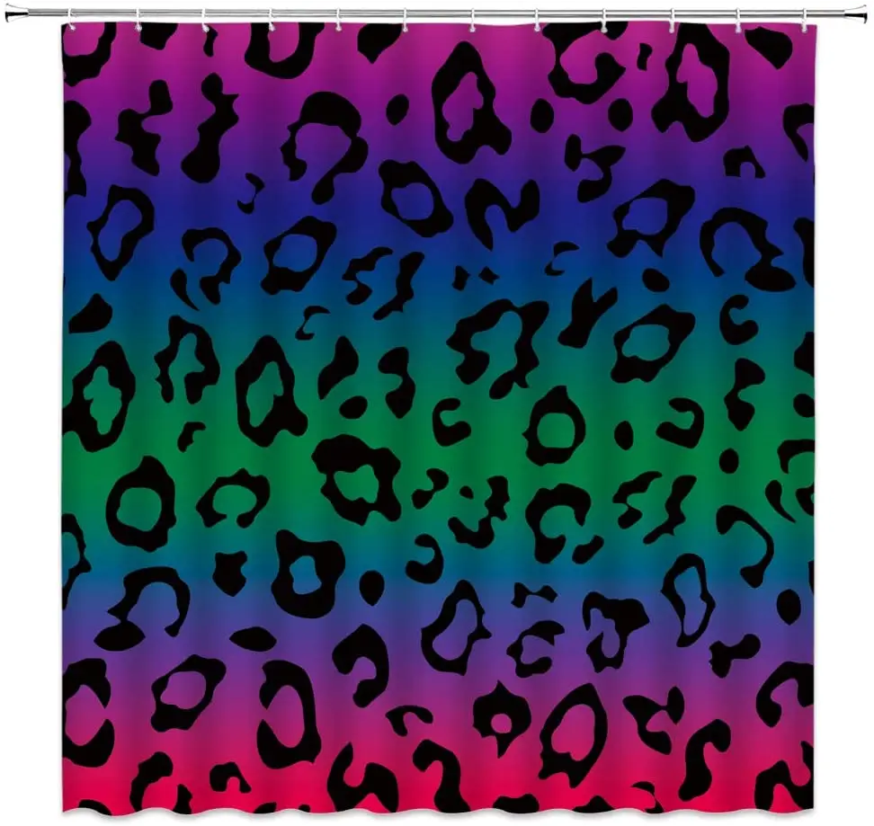 Необычный узор занавеска красочный фон текстура кожи животного для душа