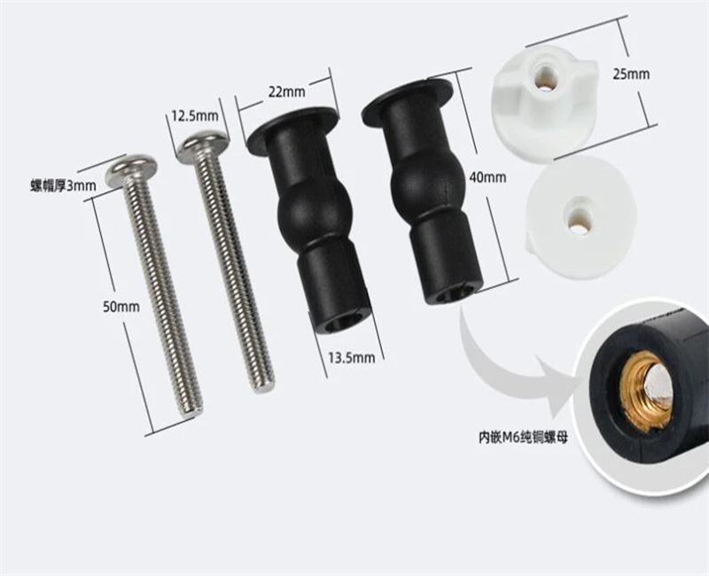 Фиксирующие запасные части для крышки унитаза запчасти туалетной комнаты детали