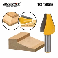 lavie 1pc 12mm 12 shank vertical panel raised bevel router bit woodworking door line milling cutter for wood tools mc03147