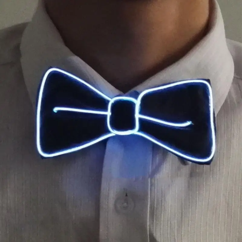 

Модная фигурка холодсветильник светодиодный светящийся галстук-бабочка креативная производительность Бабочка для ночного клуба KTV бустер...