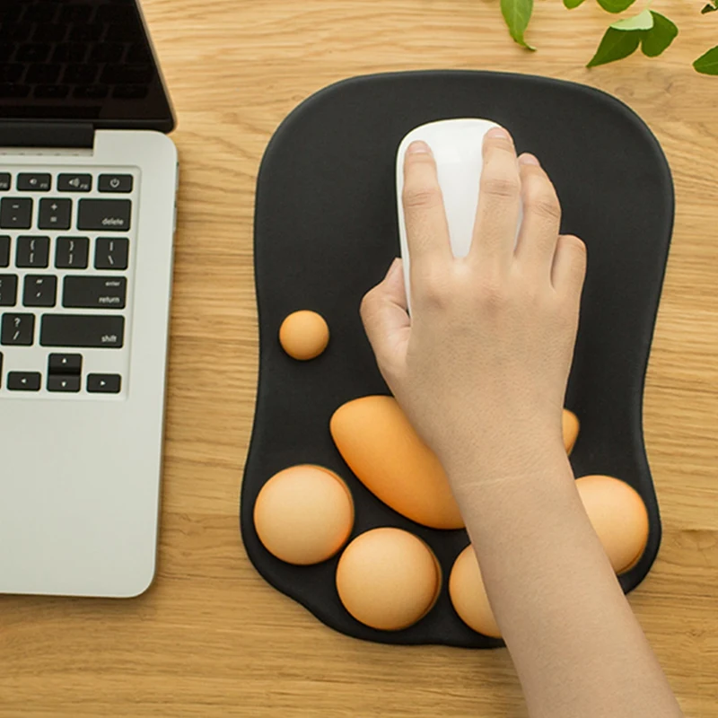 

Office Home Cute Mouse Pad Computer Muismat Creative Comfortable Silicone Rests Wrist Cushion Foam Mousepad Mat Muismatten