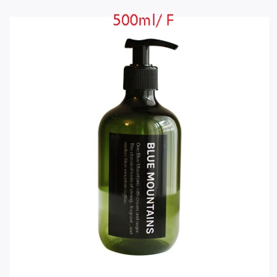500ml F 500 мл/600 мл диспенсер для мыла косметический флакон для ванной рук дезинфицирующий шампунь для мытья тела лосьон бутылка для путешествий на открытом воздухе - Цвет: 500ml F