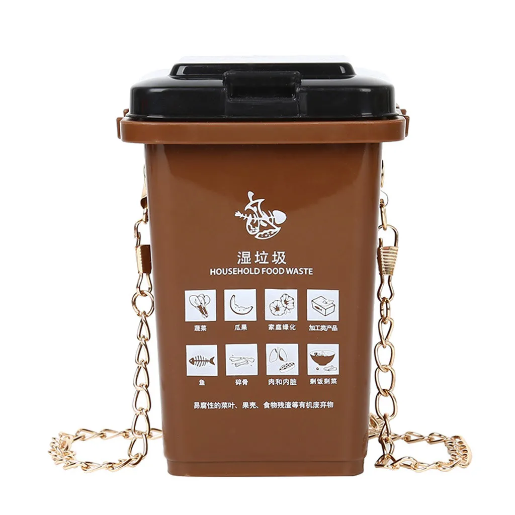 Женские мини-сумки через плечо для помады Женская милая сумка сортировки мусора