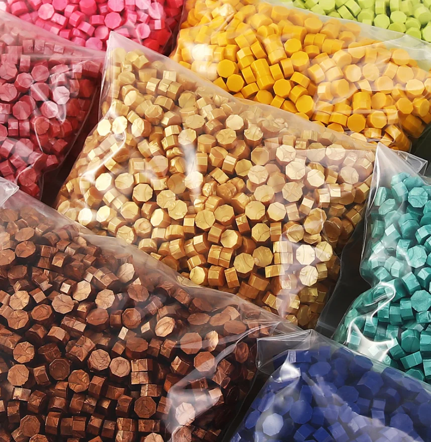 160 шт. красные винтажные восковые таблетки бусинки гранулы Таяние зерна для