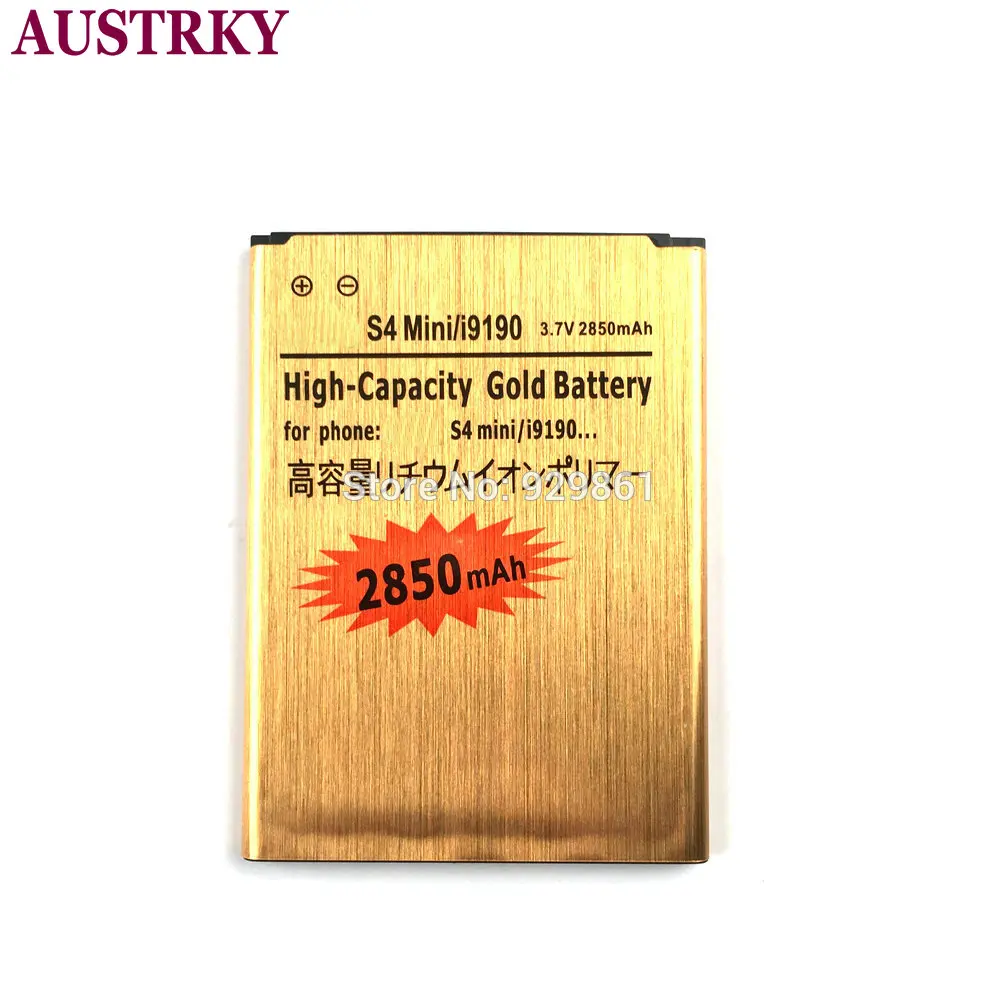 Новый B500BE 3 контакта/4 контакта аккумулятор для Samsung GALAXY S4 Mini I9190 I9192 I9195 I9198 S4Mini Phone