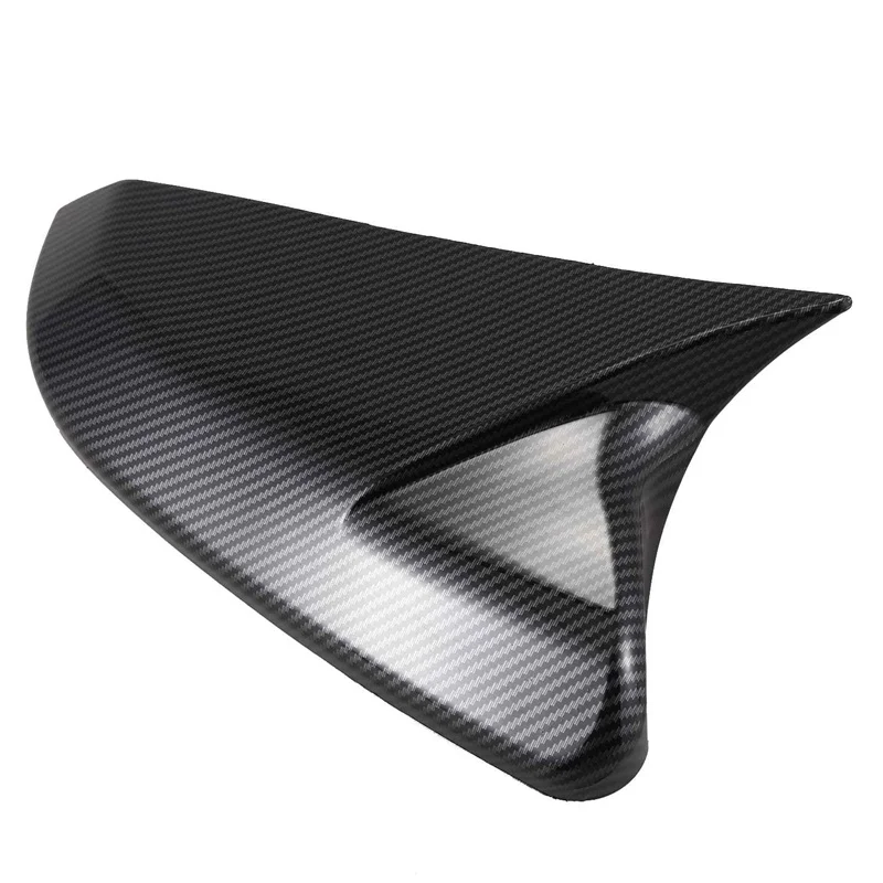 For Honda Civic 10Th 2016 2017 2018 Horn Shape Abs Carbon Fiber Style Rear View Side Mirror Cover Rearview Caps | Автомобили и