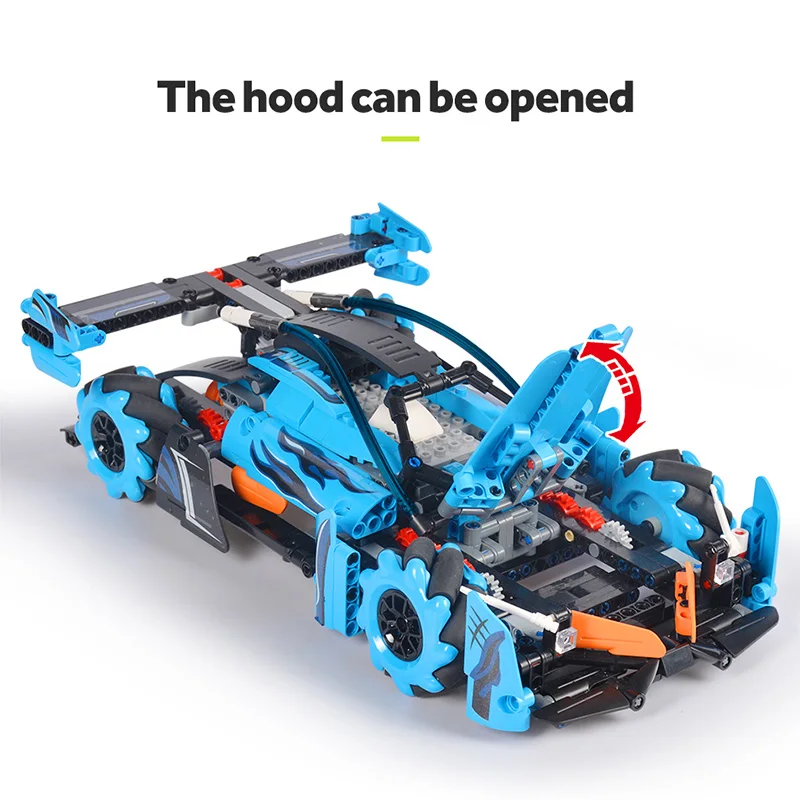 City Techincal APP RC гоночный автомобиль механические строительные блоки MOC
