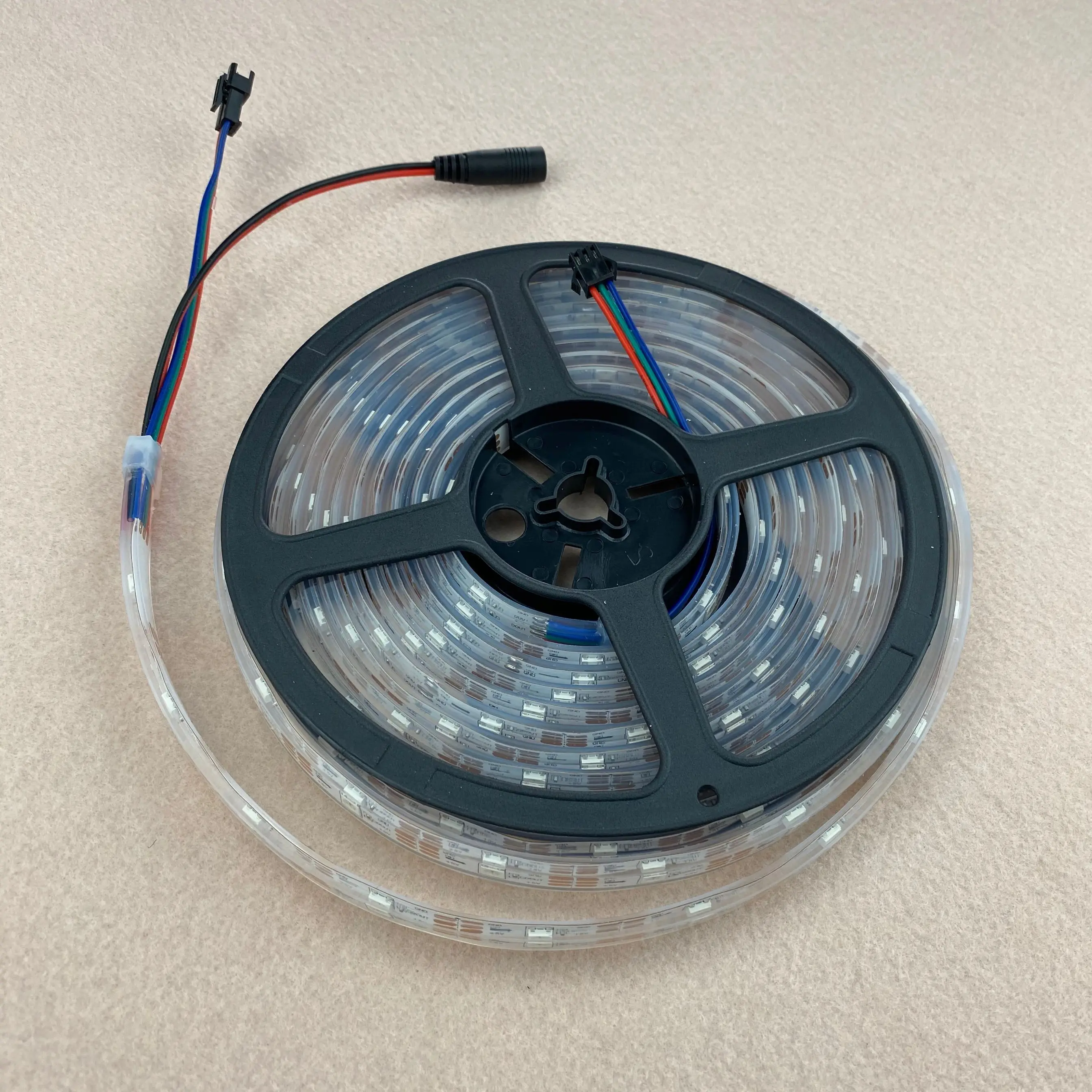 Модифицируемая светодиодная Пиксельная лента 5 м DC5V WS2812B IP68 30 шт. WS2812B/m с пикселями