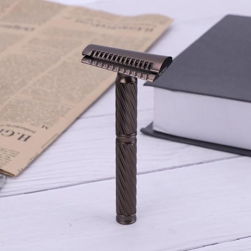 YAQI Agamemnon Slant Razor Head Vintage Color Safety | Красота и здоровье