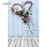 laeacco wood wall flowers grass wooden floor photography backdrops baby portrait photo backgrounds newborn child photophone prop