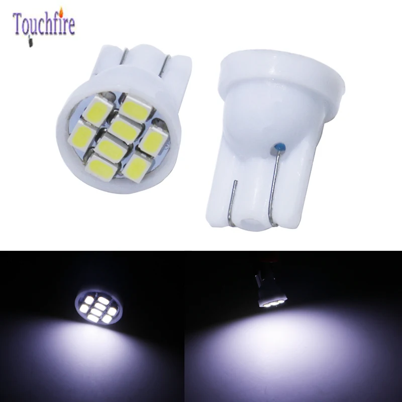 300 шт. T10 8 smd Светодиодные Автомобильные лампы 194 168 192 W5W 3020 Автомобильный Клин