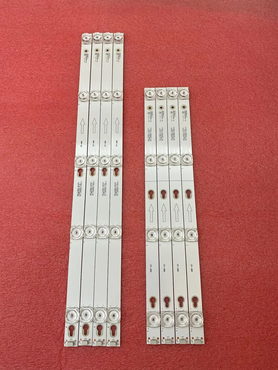 10 шт./набор = 80 шт. светодиодный Подсветка полосы для Toshiba 49L2600 L49S4900 49U7800 49P2US 49L2900