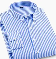 

Spring and autumn men long sleeve shirts men's stripes slim shirt young fashion shirt men DY-420