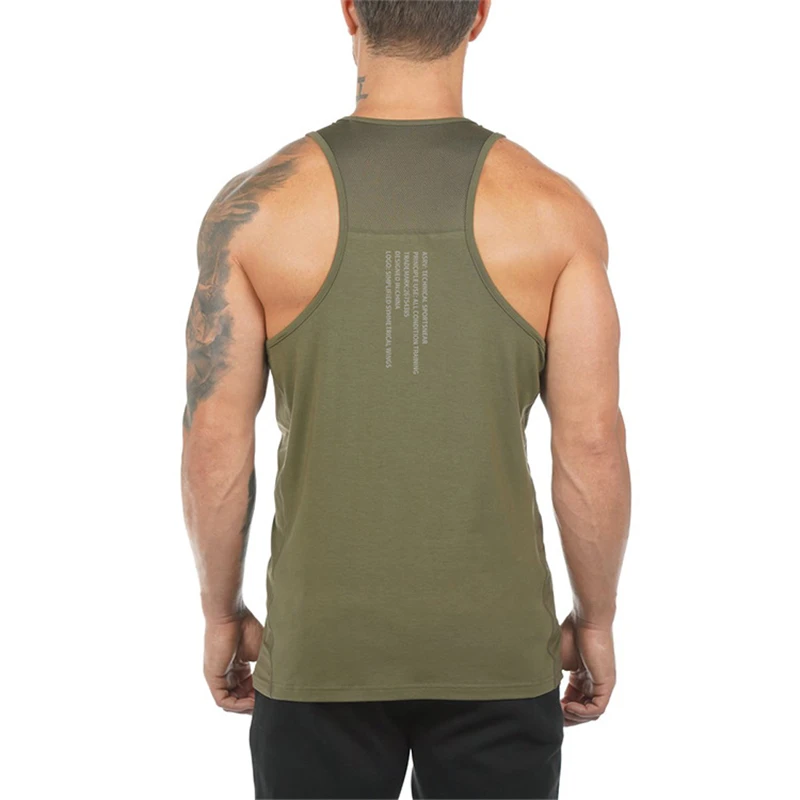 Летняя хлопковая дышащая майка новинка мужская рубашка без рукавов для