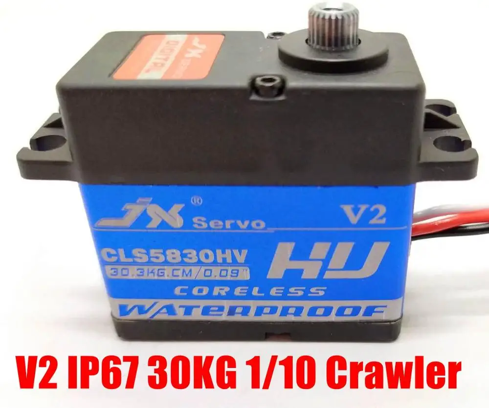 CLS5830HV V2 JX сервопривод 30 кг IP67 полностью водонепроницаемый 8 4 в без сердечника 0 09