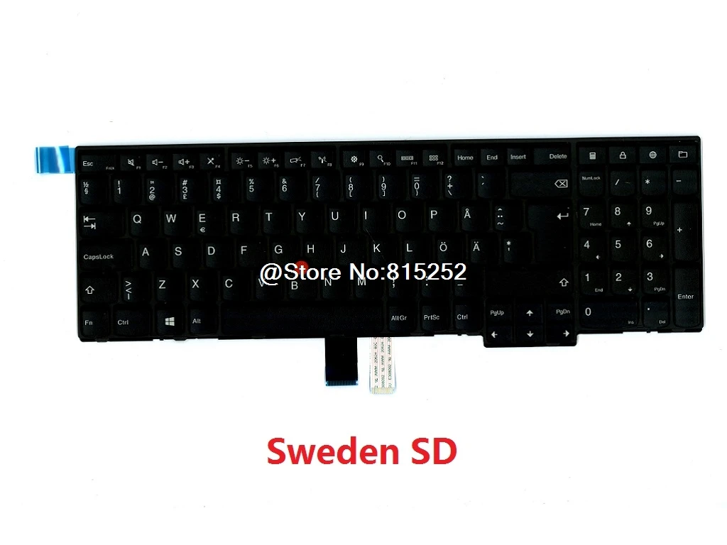 

Laotop Keyboard For Lenovo For Thinkpad E540 W540 T540P L540 L570 E531 T550 T560 W550S P50S English US France FR Japanese JP SD