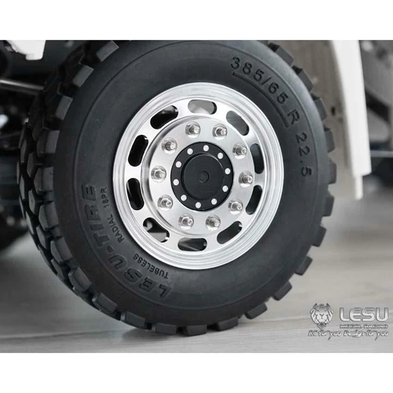 Металлические передние ступицы A для радиоуправляемого трактора LESU 1/14 грузовика