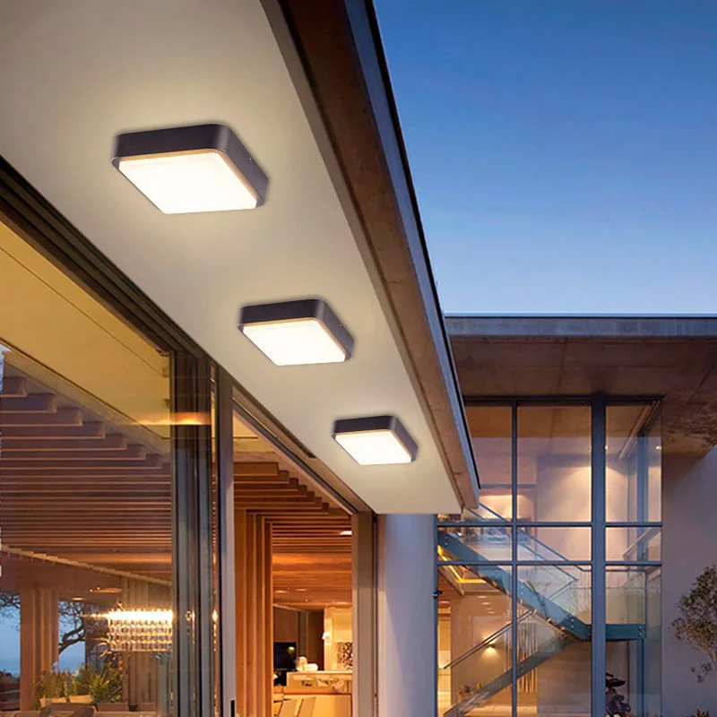 

(WECUS) Outdoor Moisture/Anti-mosquito Ceiling Light, LED Villa Courtyard Corridor/Balcony/Aisle/Bathroom/Kitchen Ceiling Light