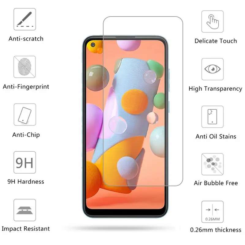 Закаленное стекло для samsung galaxy A31 защитная пленка a31 a315 a 31 HD прозрачное защитное