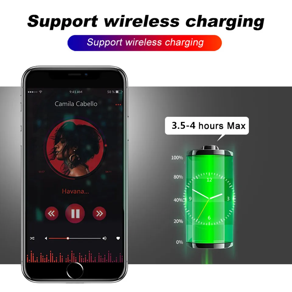 Заводская распродажа i100000 Pro Bluetooth Беспроводные наушники с супер басами GPS + именем
