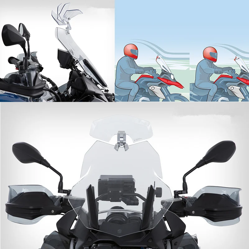 Ветрозащитный экран для Мотоцикла BMW K1300S K1600GT K1600GTL R1200R R1200RS R1200RT Adventure R1250GS стекло| |