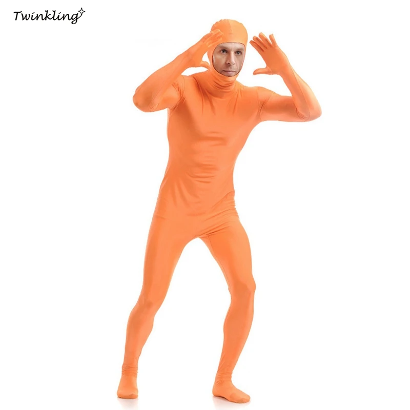 Боди с открытым лицом зентай костюм на Хэллоуин для детей взрослых спандекс