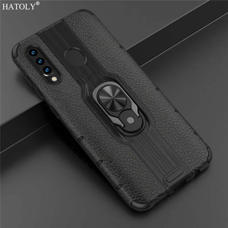 For Cover Samsung Galaxy A20 Case PC &amp Silicone Back Ring Holder Phone Bumper Fundas | Мобильные телефоны и аксессуары