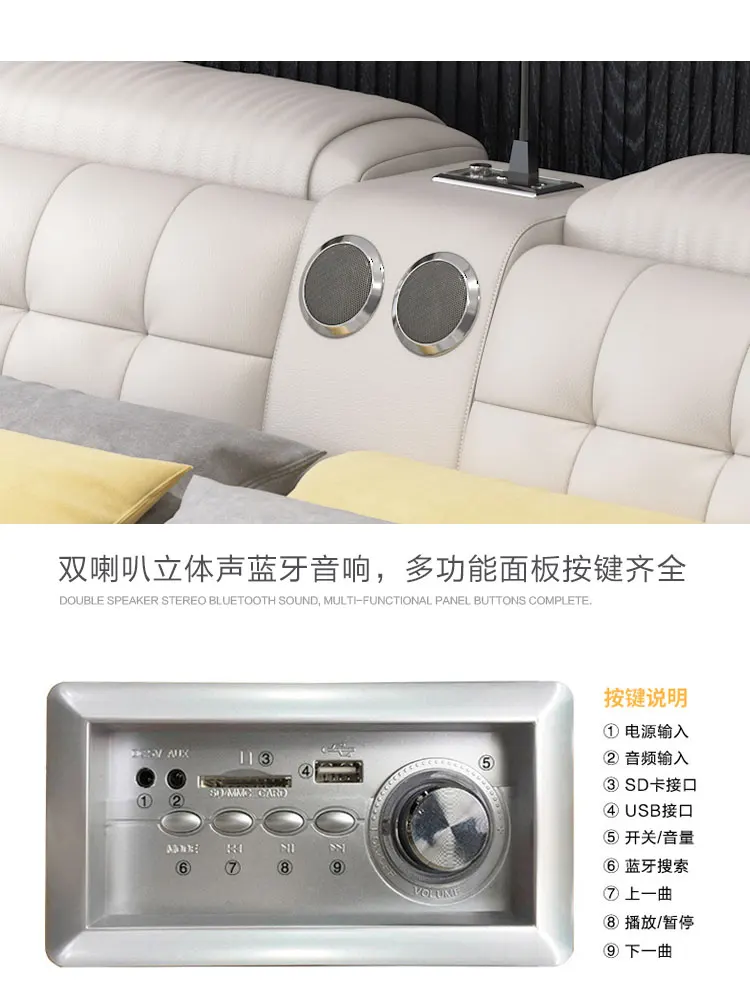 Натуральная кожа многофункциональная Массажная рама для кровати скандинавские