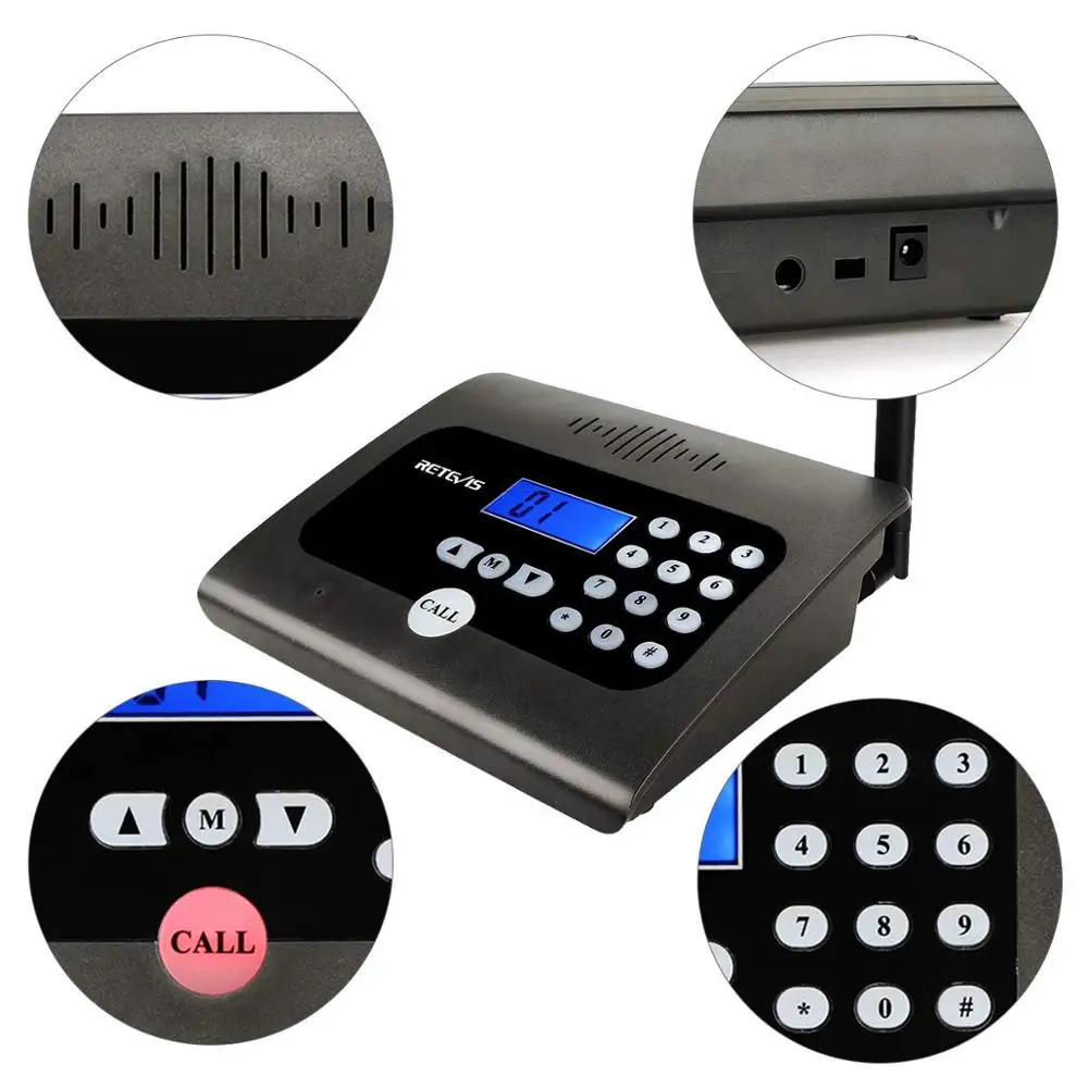 10PCS RETEVIS RT57 Duplex Indoor Wireless Calling Intercom System Business Device Two-way Desktop Radio For Office Home | Мобильные