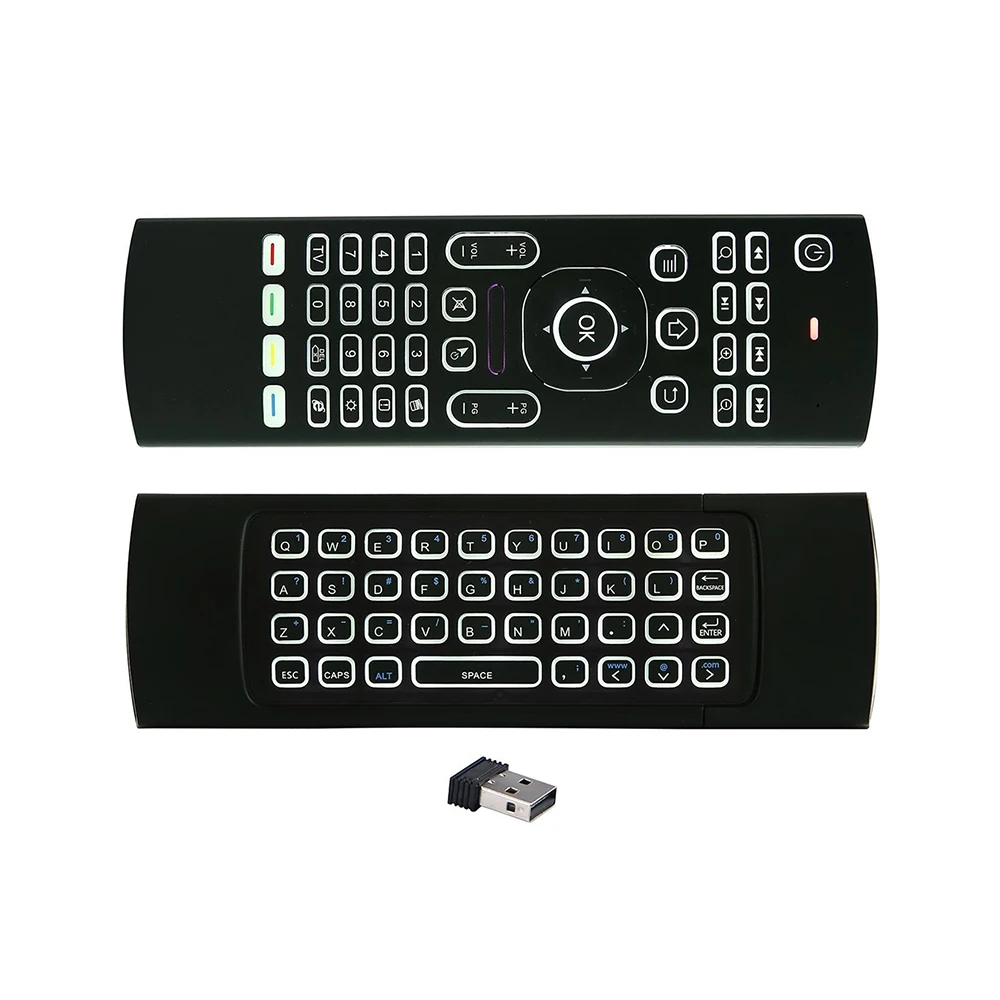 MX3 Backlit Air Mouse Smart Voice Remote Control 2.4G RF Wireless Keyboard For Android TV Box X96 mini KM9 A95X H96 MAX | Электроника
