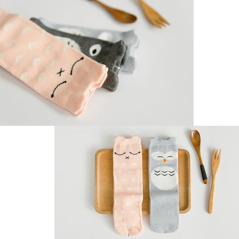 

Baby Socks Unisex Lovely Cute Cartoon Fox Kids Knee Girl Boy Baby Toddler Socks Animal Infant Soft Cotton Socks Newborn Socks