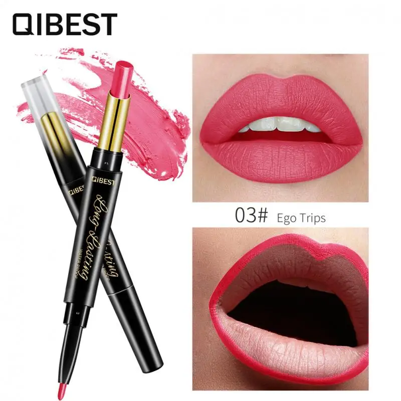 

2 In 1 Double Head Lip Liner Pencils Waterproof Lip Liner Pencils Lasting Moisturizer Lipstick For Lip Beauty Cosmetic TSLM1