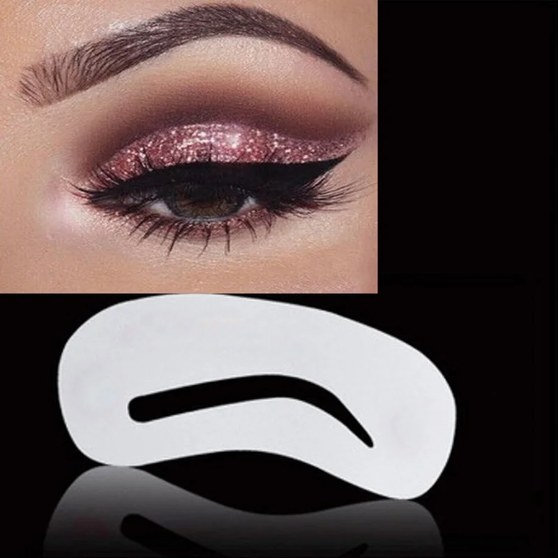 Трафарет для бровей 3 шт./компл. шаблон ухода за инструменты макияжа наклейки