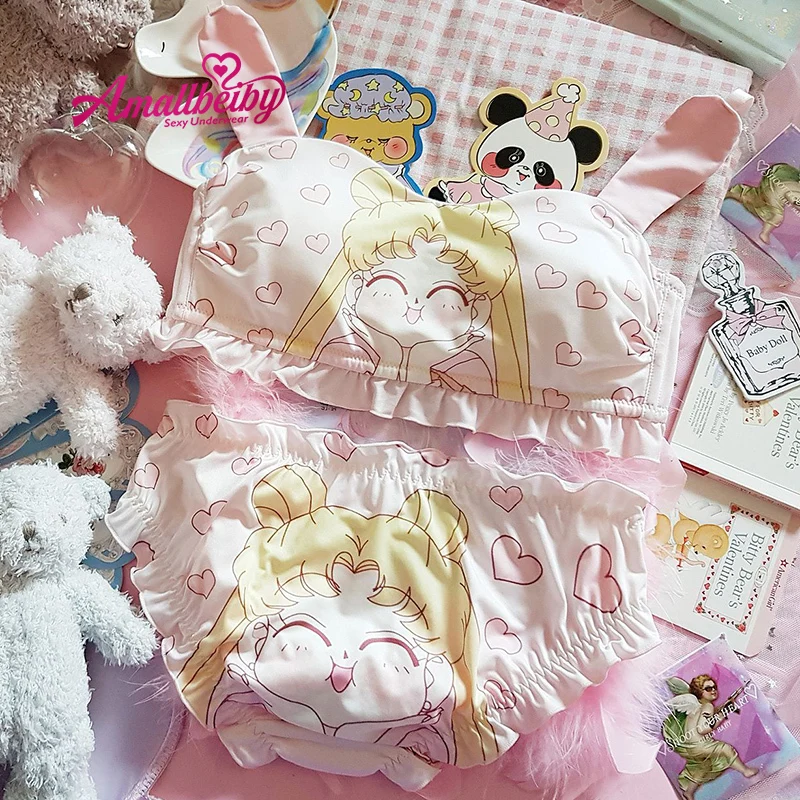 Комплект нижнего белья в стиле лолита из 2 предметов|Комплекты белья| |