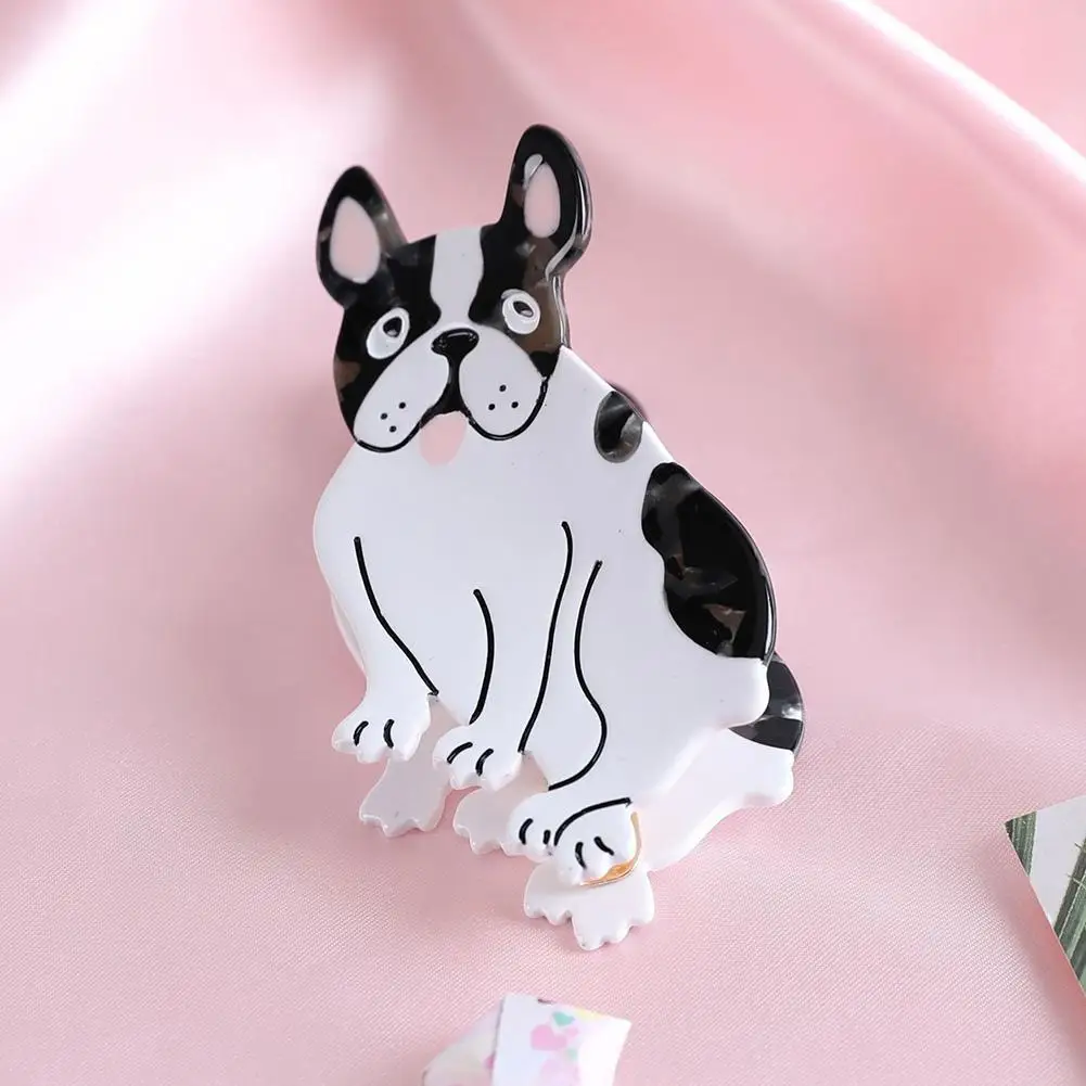 Заколка-краб для волос в виде Милого Животного акриловая с уксусной кислотой