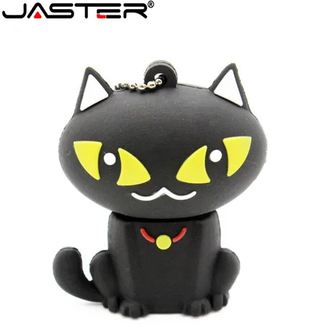 Флэш-накопитель JASTER с милым котом Сейлор Мун Луна, флэш-накопитель серия Сейлор Мун, флэш-накопитель 32 Гб 16 Гб 64 ГБ, usb флэш-накопитель, карта памяти