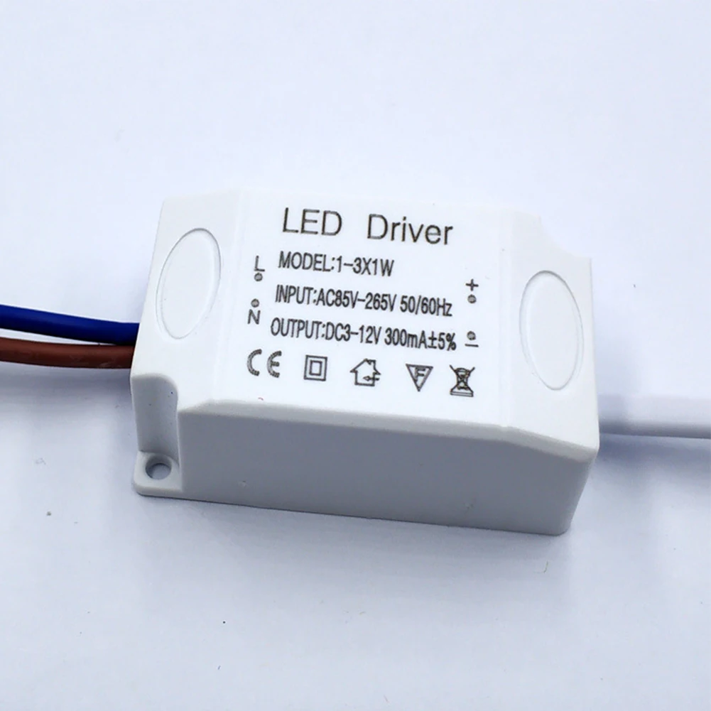 

120V/240Vto12V 1W-3W Home Rectangle Transformer Converter Panel Light Electronic Portable LED Driver Power Adapter Durable