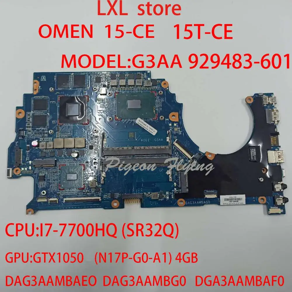 Материнская плата G3AA для ноутбука HP материнская 15 ce DAG3AAMBAEO DAG3AAMBG0 DGA3AAMBAF0 929483 601 4 Гб