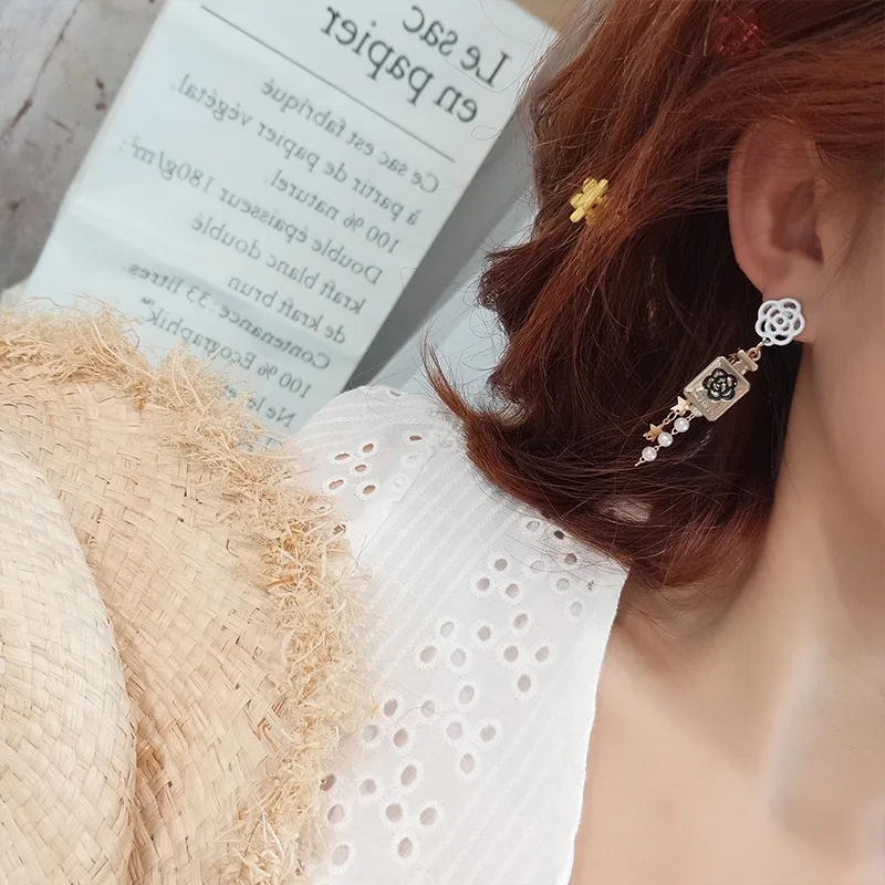 Простые буквы пять мешочек для серег цветок висячие серьги с цветами и бахромой |