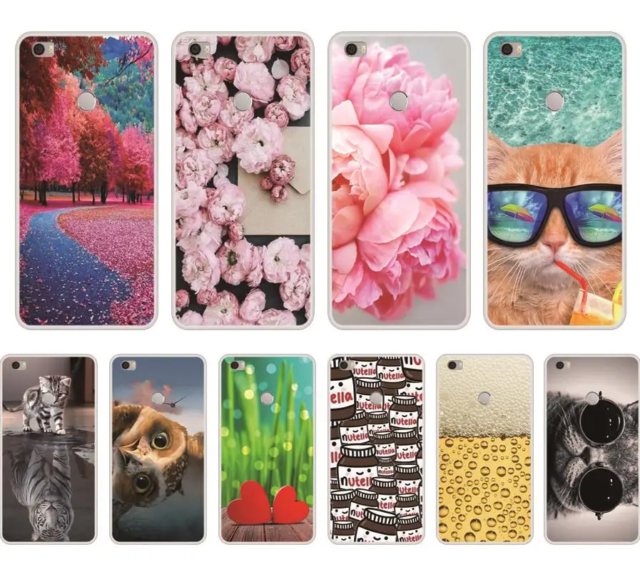 Чехол для Xiaomi Mi Max 1 мягкий силиконовый чехол из ТПУ с шикарным рисунком в наличии |