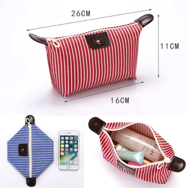 

Women Travel Toiletry Make Up Cosmetic pouch bag Clutch Handbag Purses Case Cosmetic Bag for Cosmetics Makeup Bag Organizer