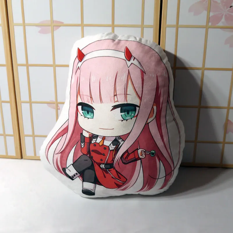 Подушка 02 ZERO TWO из аниме любимый в Фране Мягкая Милая двухсторонняя плюшевая