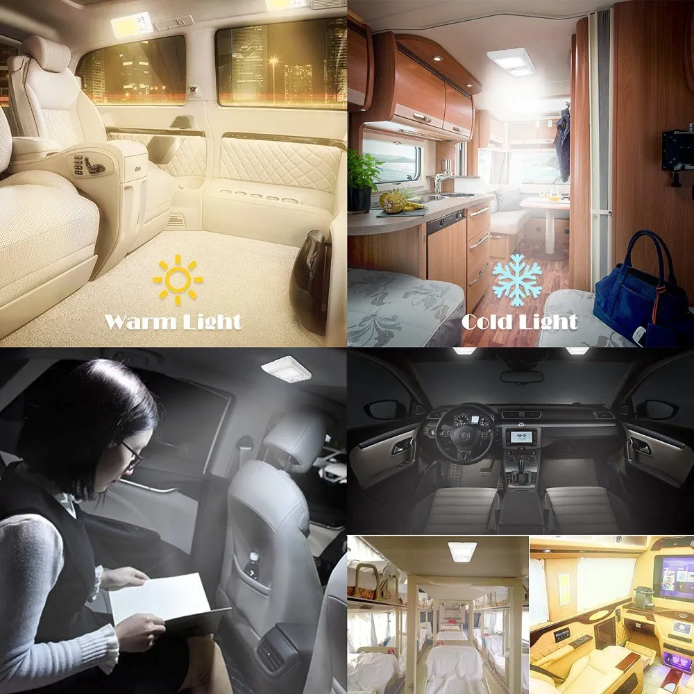 Лампы светодиодсветодиодный купольные лампы для чтения с сенсорными клавишами