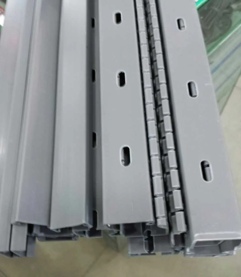 

Wiring trough for complete cabinets PVC plastic 30*30 gray