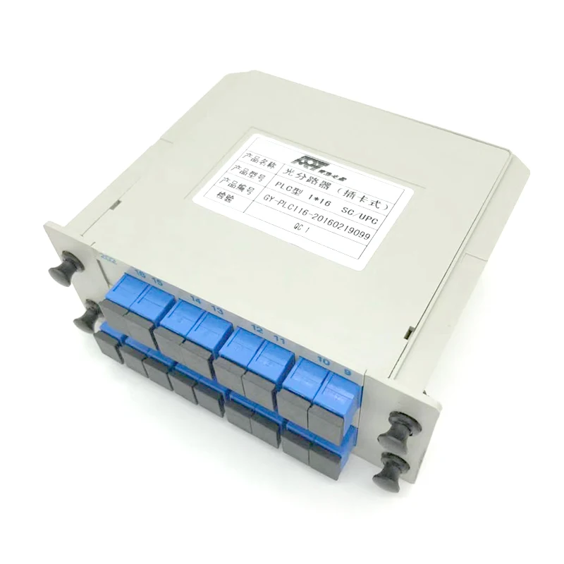 Оптоволоконный разветвитель 1*16 SC/UPC разделитель 1X16 FTTH вставной лист PLC | Мобильные
