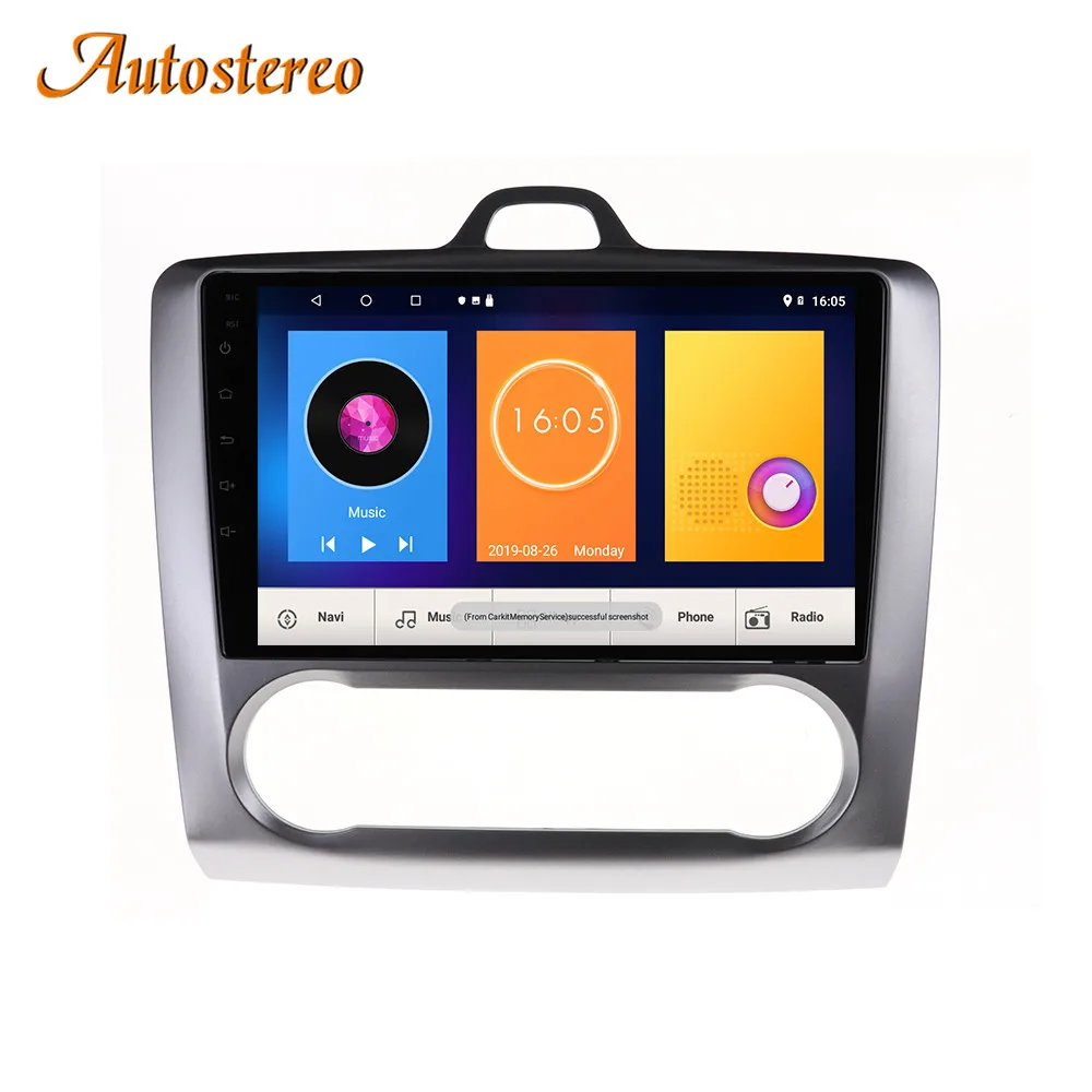 Система Android автомобильный мультимедийный радиоплеер для Ford focus 2 3 2004-2011